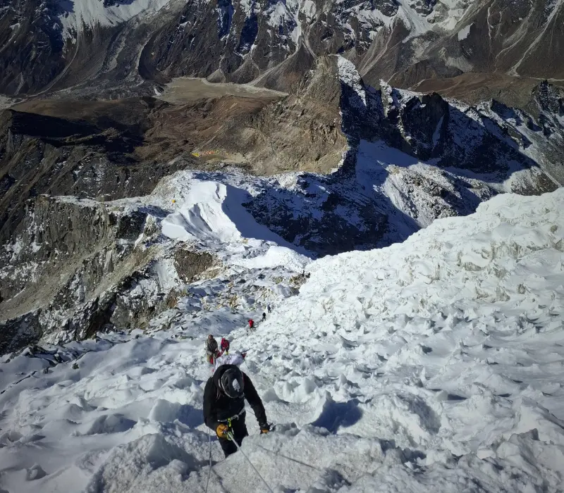 Ascension du Lobuche Peak nepal alpinisme