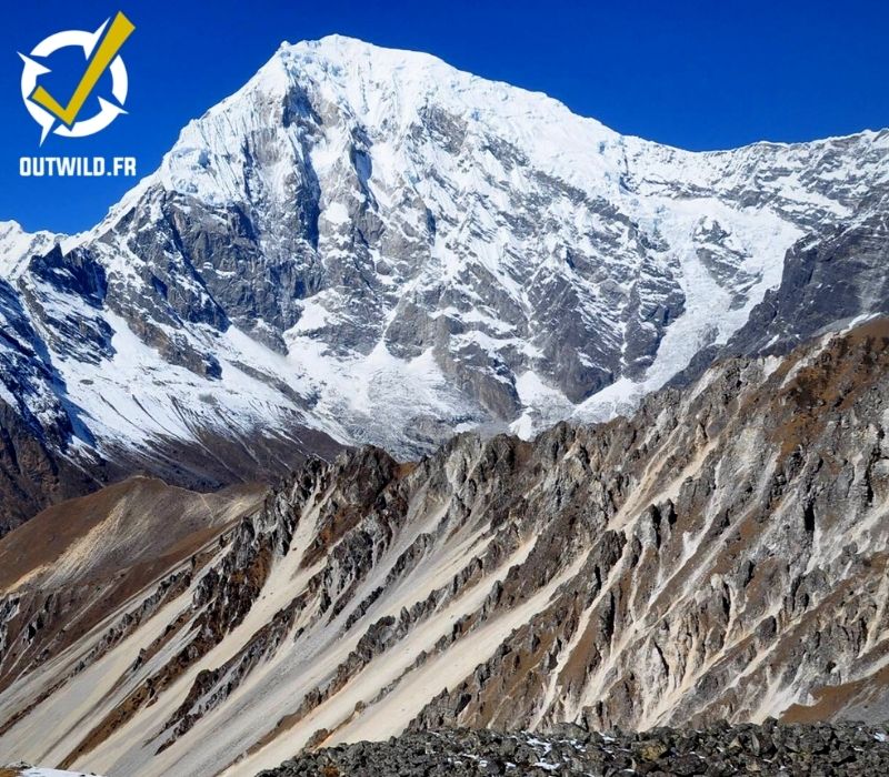 Ascension Mont Naya Khang Avec Col Ganjala Au Népal -Himalaya