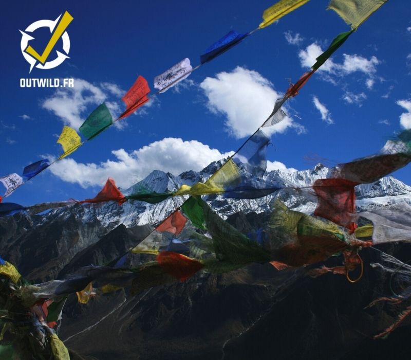 Ascension Mont Naya Khang Avec Col Ganjala Au Népal -Himalaya
