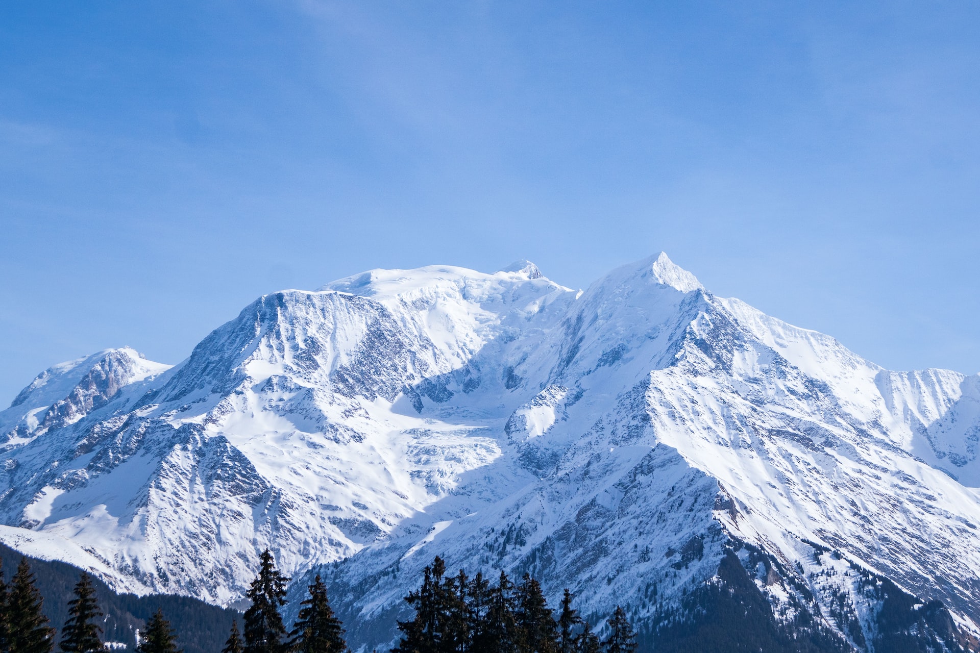 mont blanc chamonix france alpes