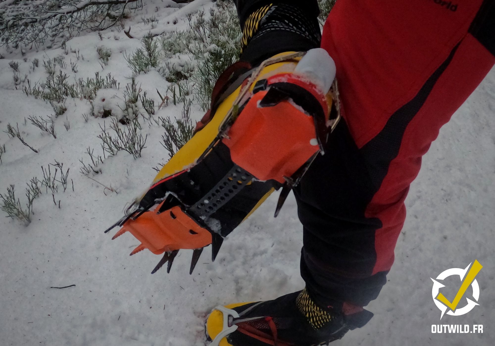 test petzl lynx crampons