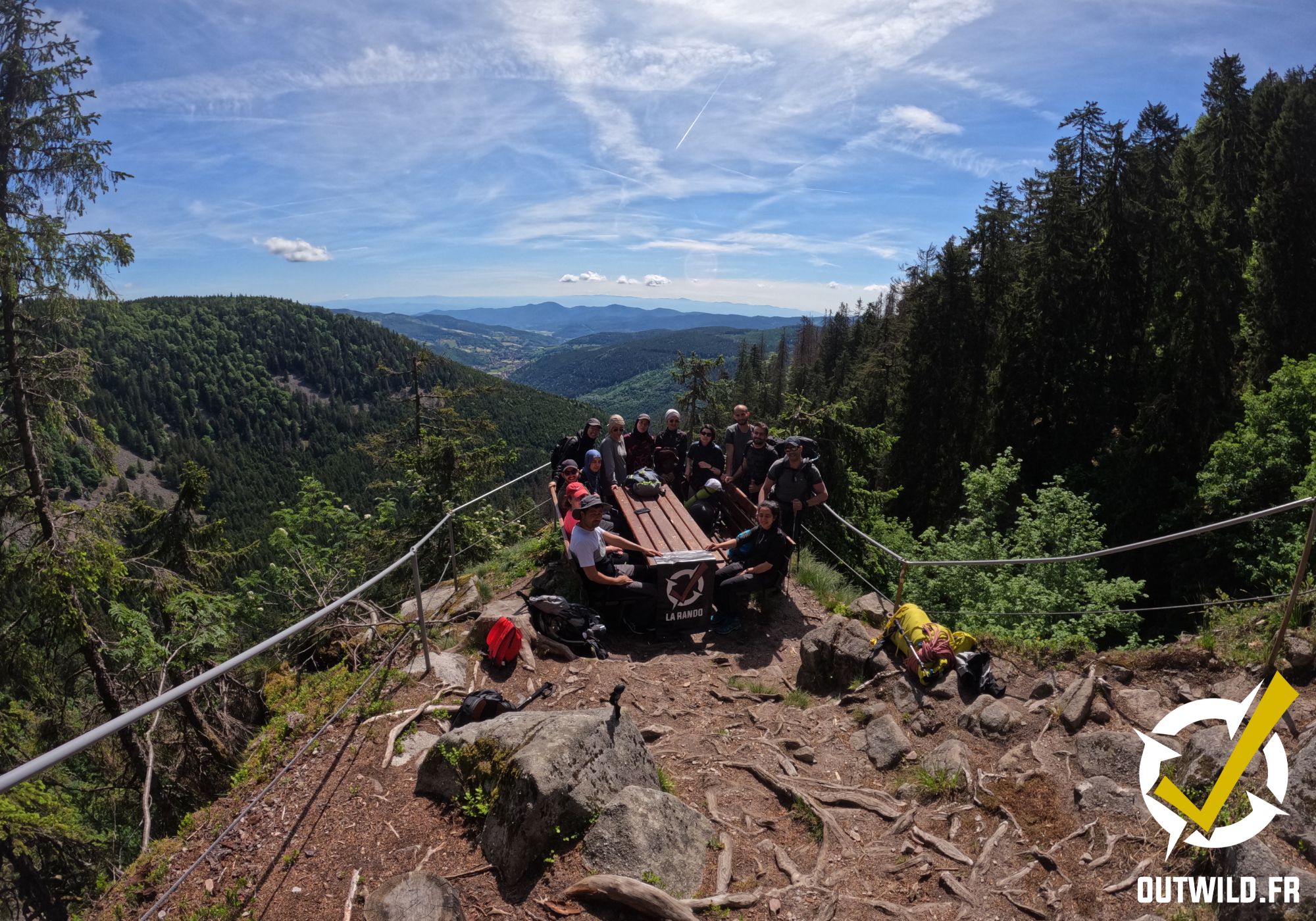 Photo réalisée sur le sentier des Roches dans les Vosges avec la GoPro Hero10 Black