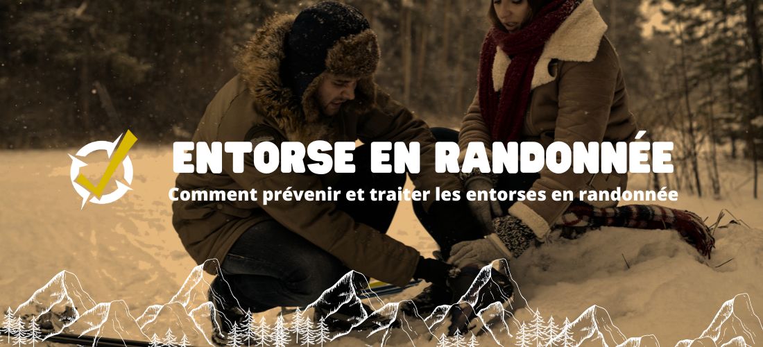 entorse en randonnée