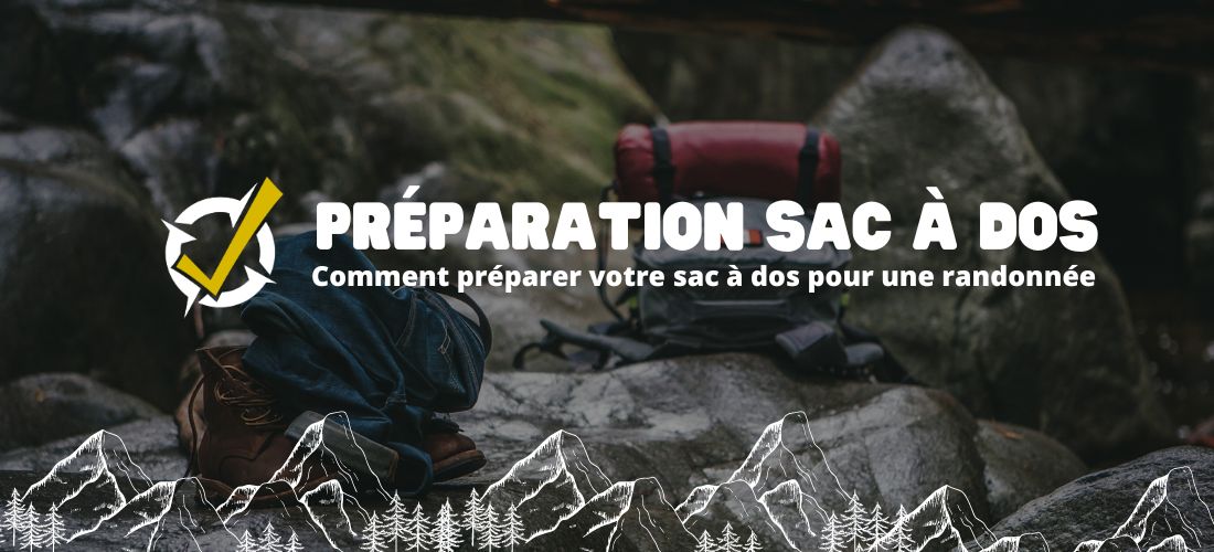 préparation sac à dos randonnée