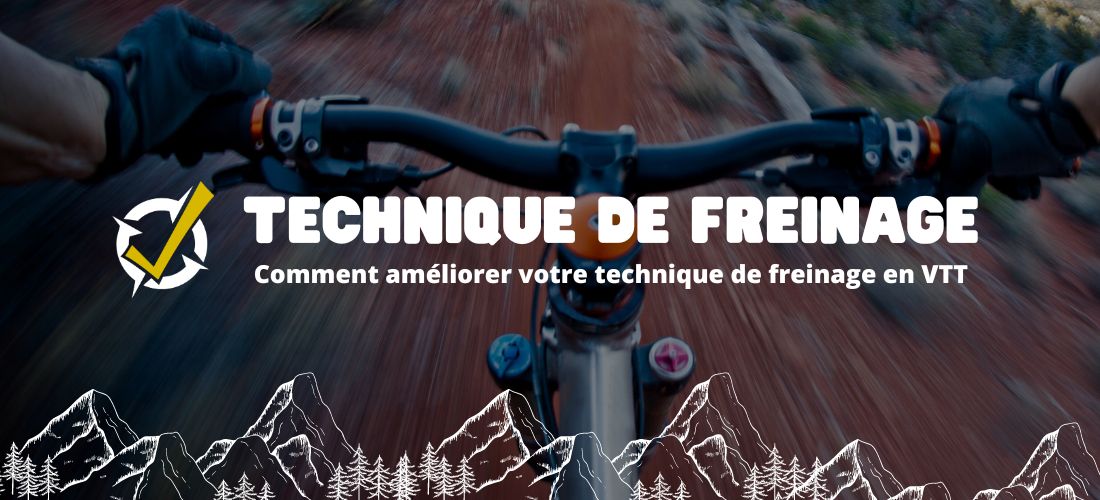 technique de freinage en vtt