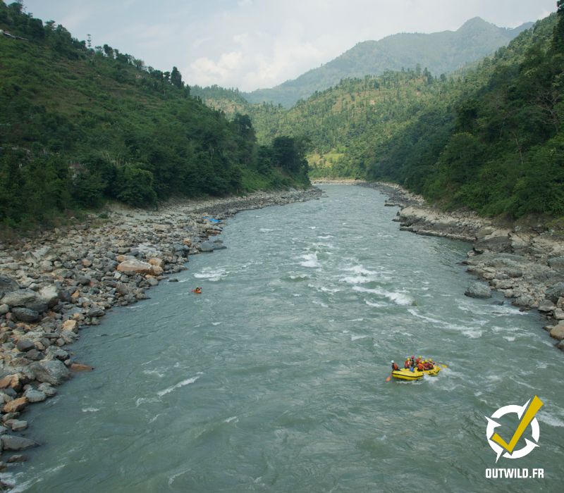 Rafting au Népal au cœur de l'Himalaya