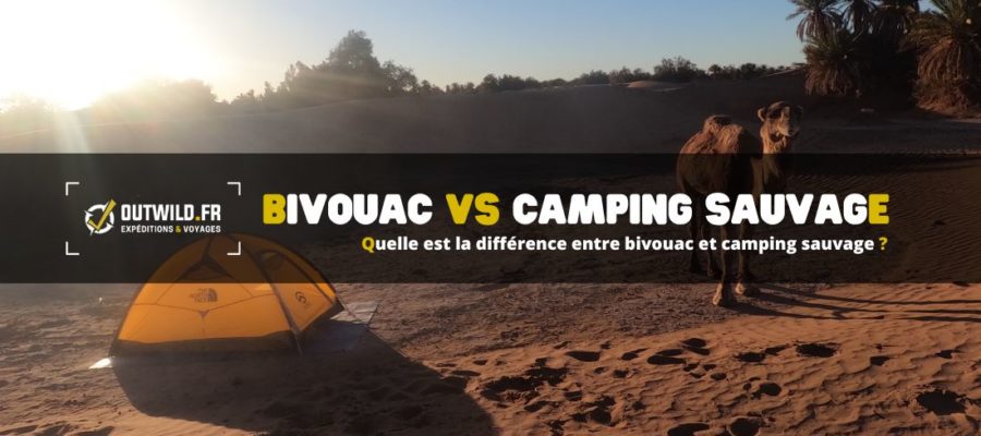 bivouac vs camping sauvage
