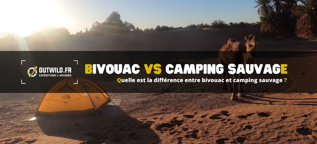 bivouac vs camping sauvage