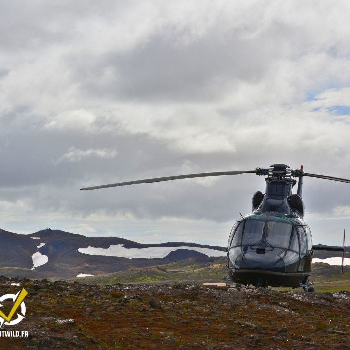Randonnée en hélicoptère sur le glacier en Islande