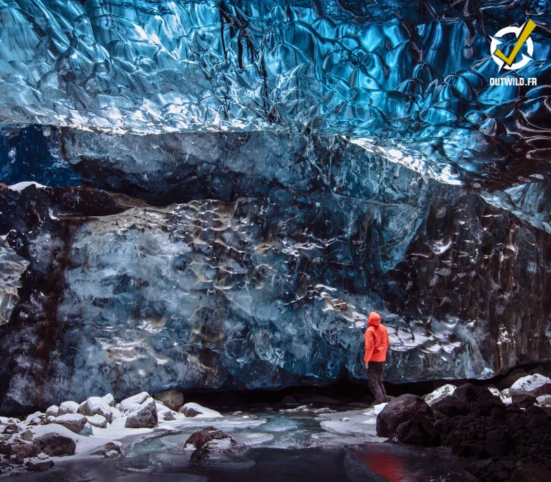 Randonnée glaciaire en Islande + Grotte de Vatnajökull