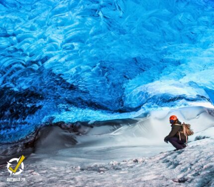 Randonnée glaciaire en Islande + Grotte de Vatnajökull