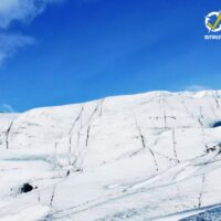 Randonnée en hélicoptère sur le glacier en Islande