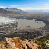 Randonnée en hélicoptère sur le glacier en Islande