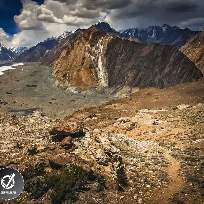 Trek glacier de Batura au Pakistan