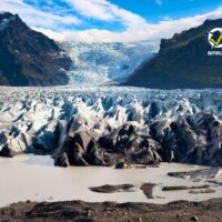Randonnée en hélicoptère sur le glacier en Islande