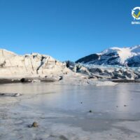 Randonnée en hélicoptère sur le glacier en Islande