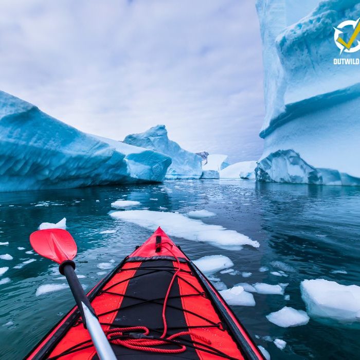 Kayak sur glacier en Islande
