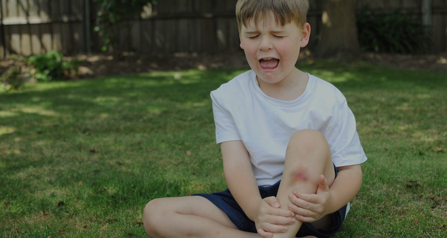 enfant blessure randonnee