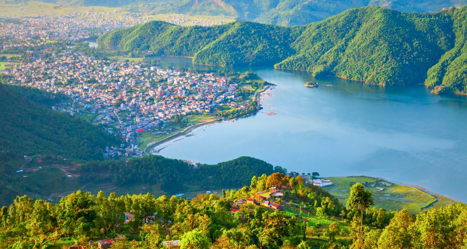 lac Phewa à Pokhara