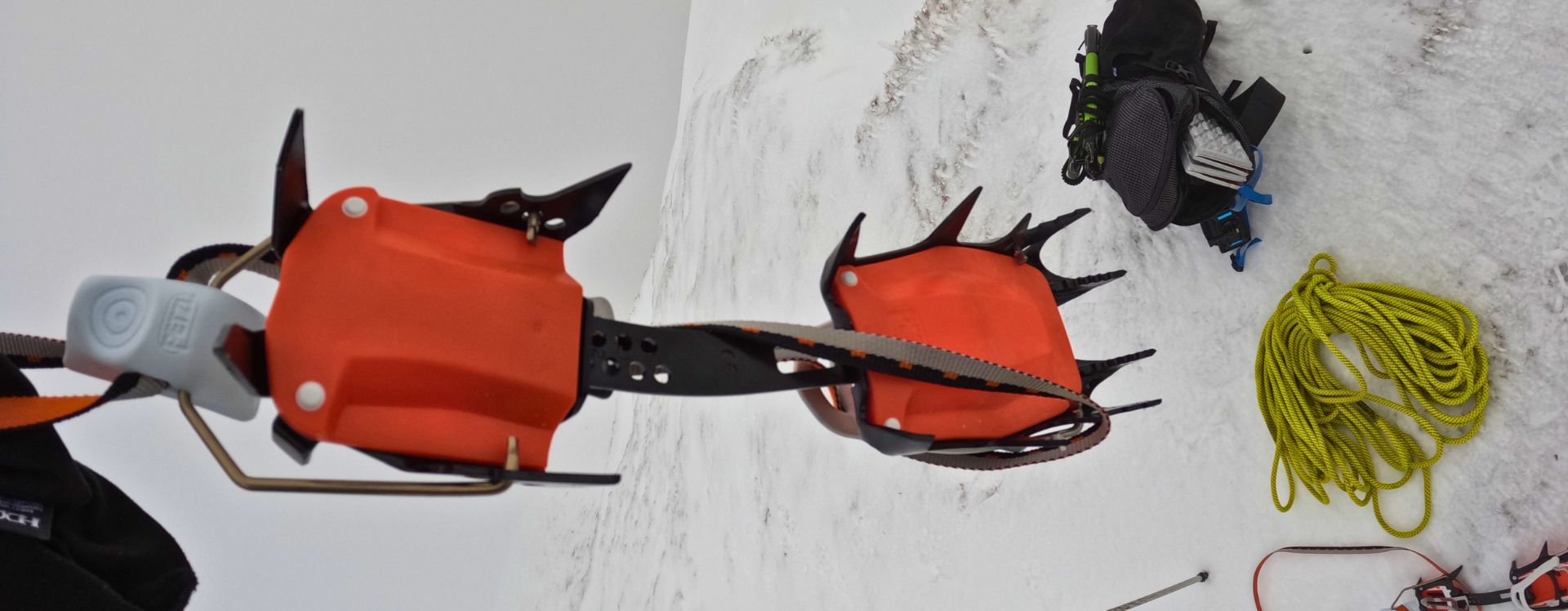 Test crampons Petzl Sarken alpinisme