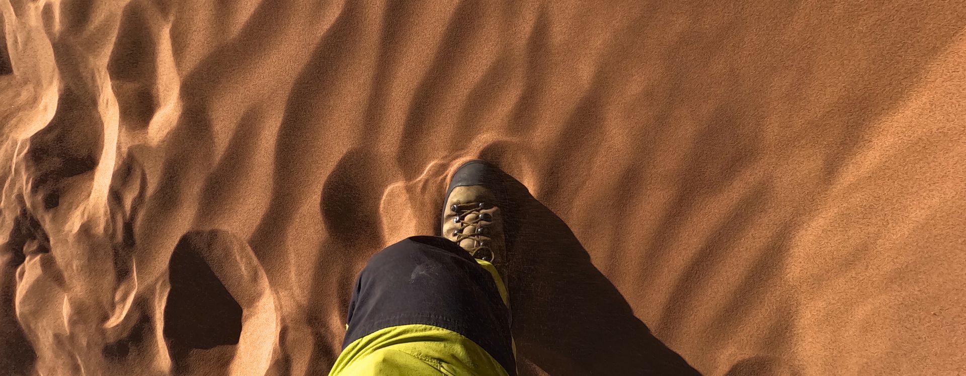 trek dans le désert du sahara