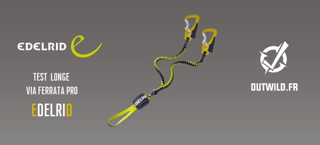 Test de la longe KIT Via Ferrata Pro EDELRID