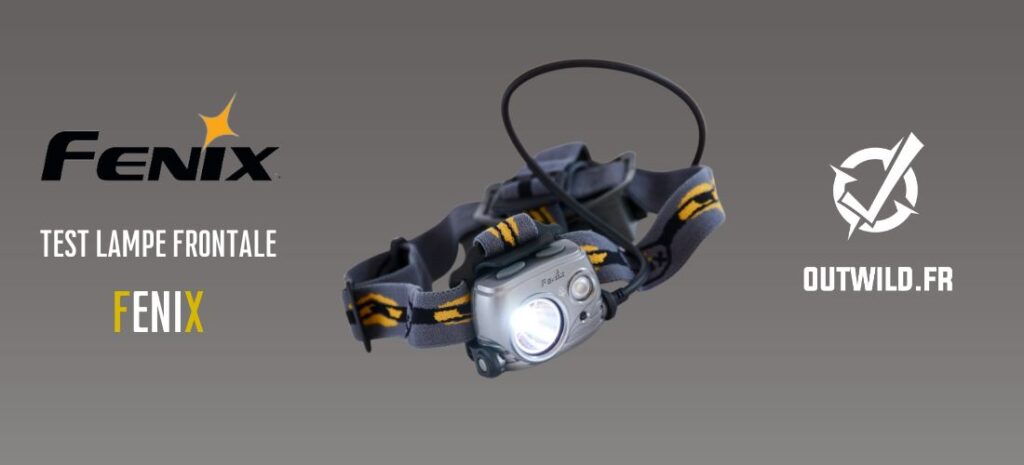 Test lampe frontale Fenix HP25R
