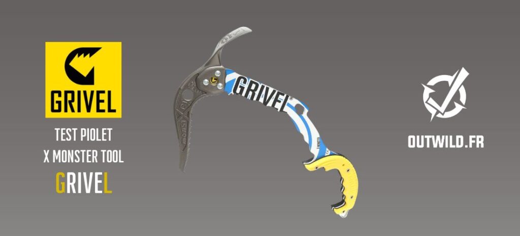Test piolet Grivel X Monster Tool cascade de glace