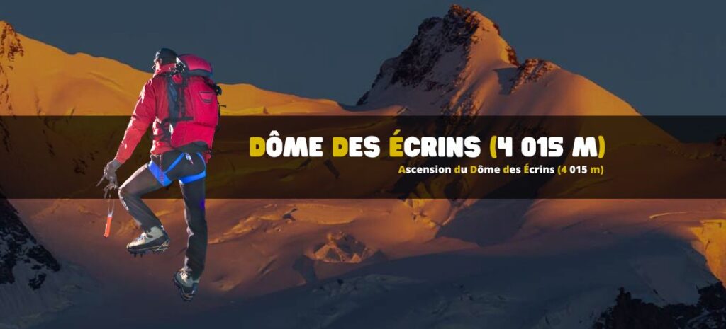 Ascension du Mont Rose dans les Alpes