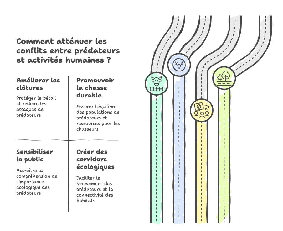 Les défis de la coexistence entre prédateurs et activités humaines