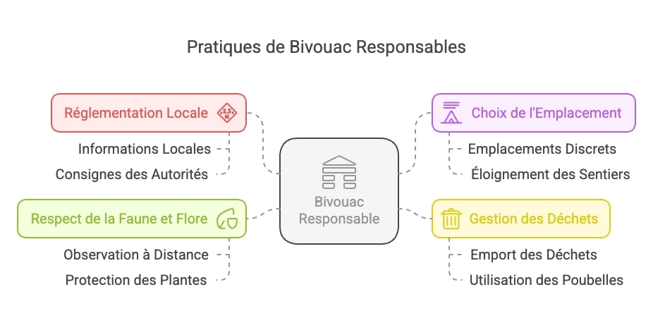 Sécurité et respect de l’environnement en bivouac