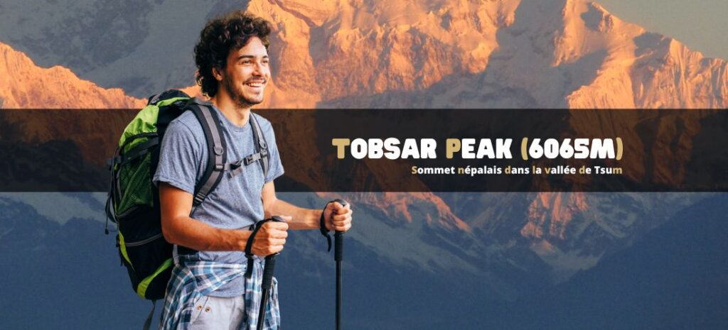 Tobsar peak (6065m) dans la vallée de Tsum