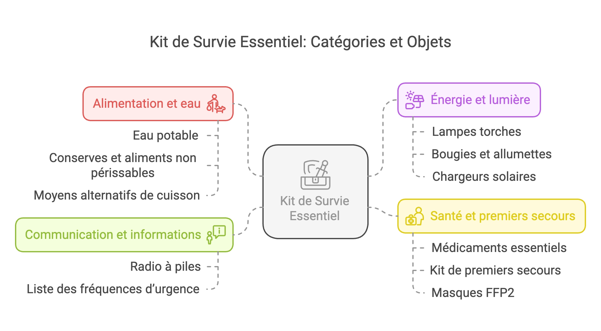📦 Le kit de survie recommandé