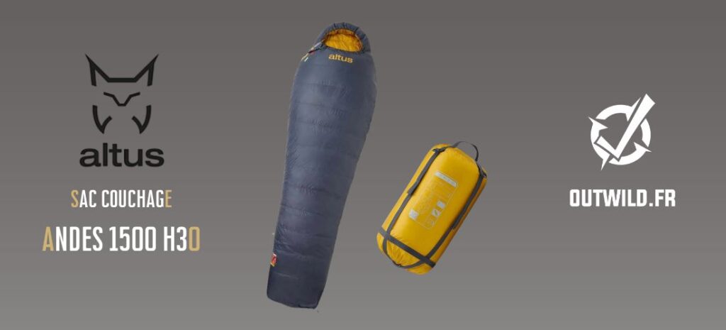 Test sac de couchage Altus Andes 1500 H30