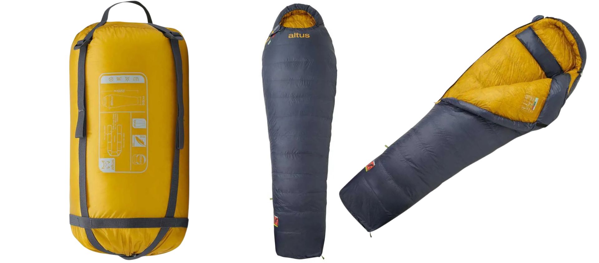 Test sac de couchage Altus Andes 1500 H30