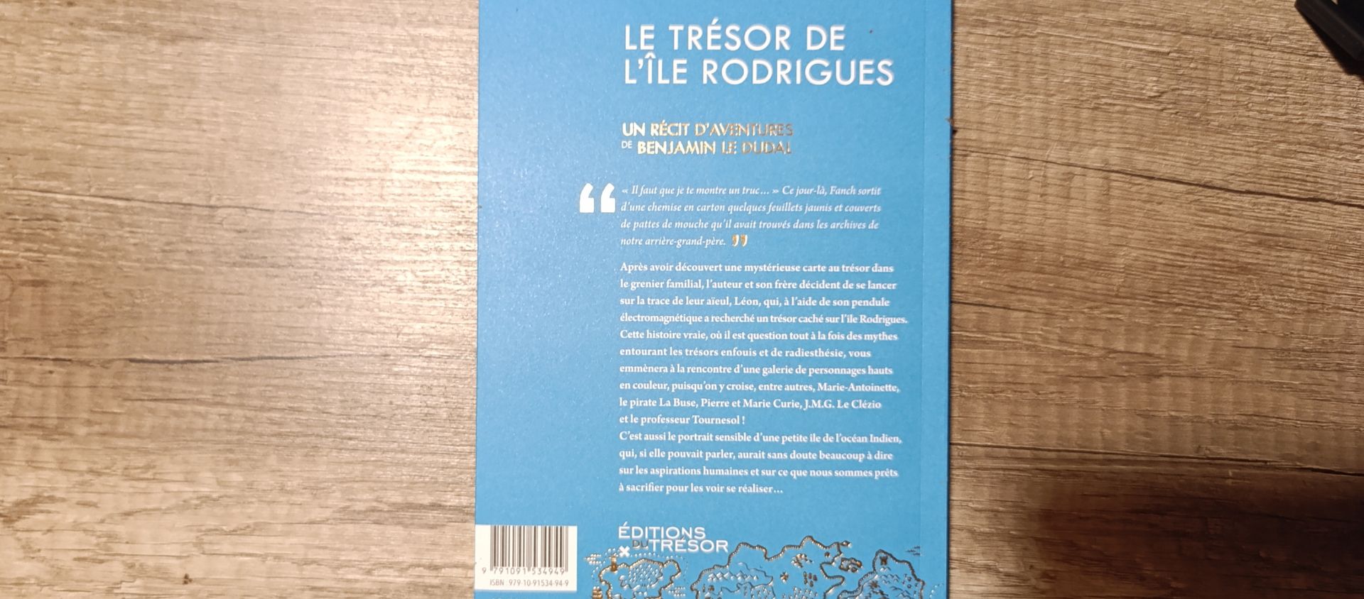 Le Trésor de l'Île Rodrigues : une aventure littéraire