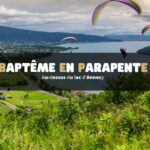 Baptême en parapente au-dessus du lac d'Annecy