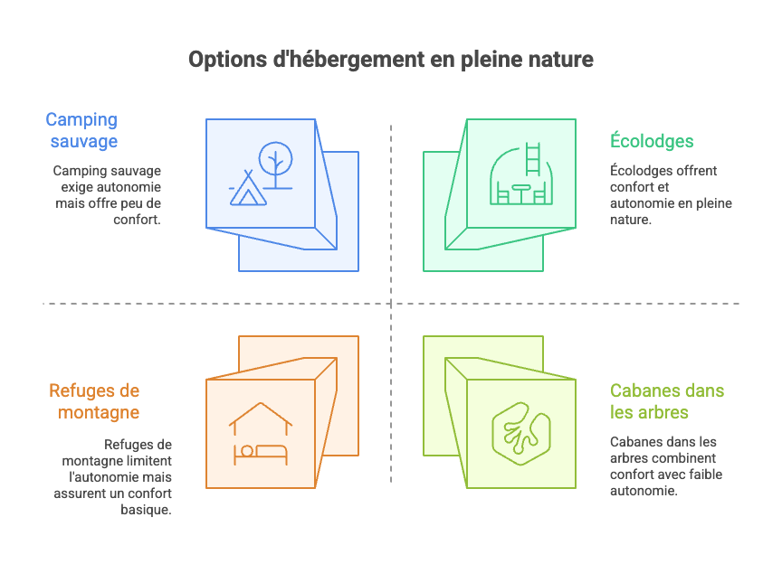 Conseils pratiques pour l'hébergement en pleine nature