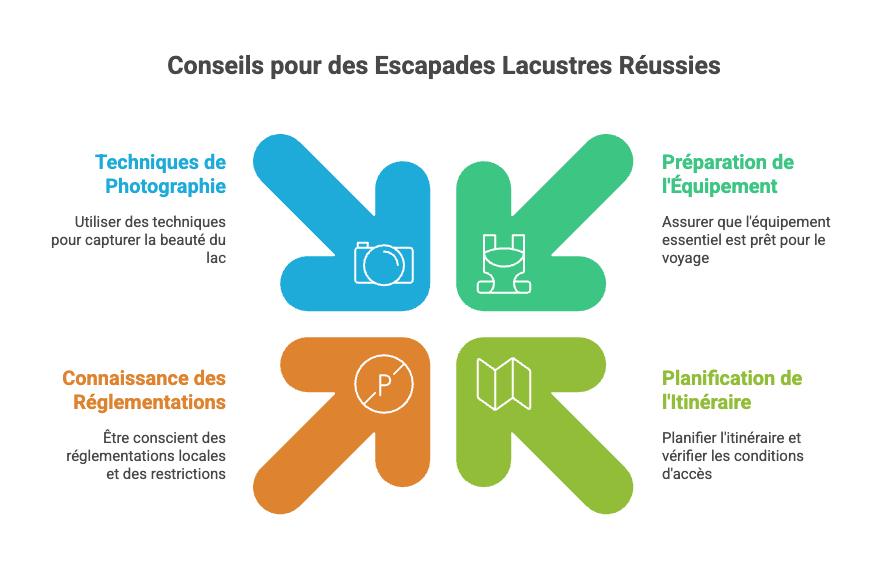 Conseils pratiques pour profiter pleinement de ces escapades lacustres