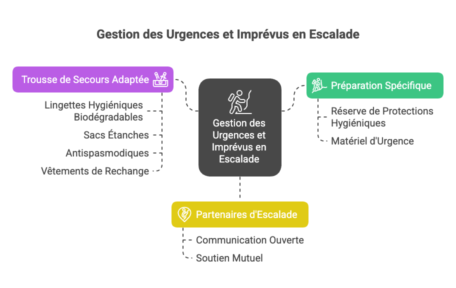 Gérer les urgences et imprévus en escalade