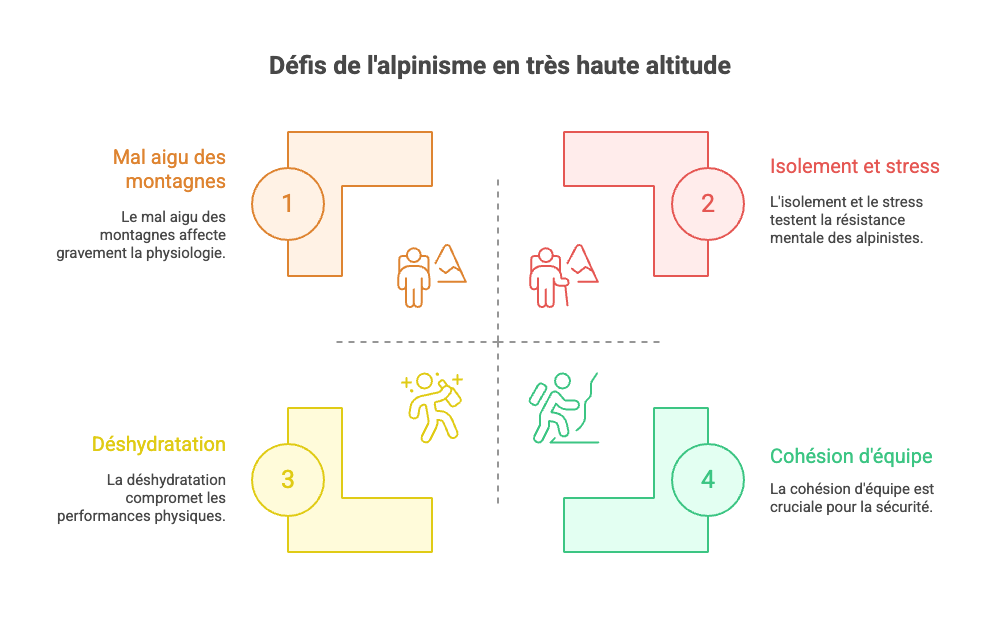 Les défis spécifiques de la très haute altitude