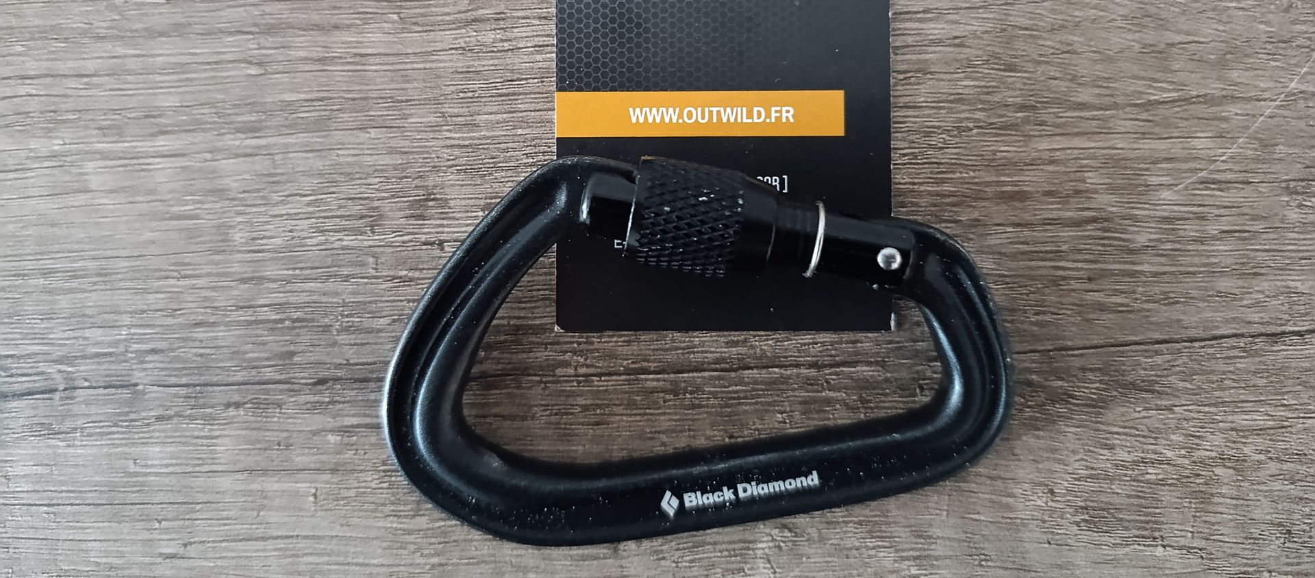 Test Mousqueton test Black Diamond Hotforge Screwgate