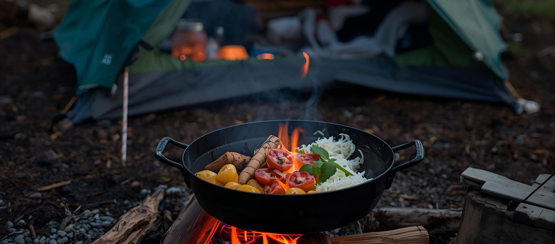 Alimentation et cuisson bivouac