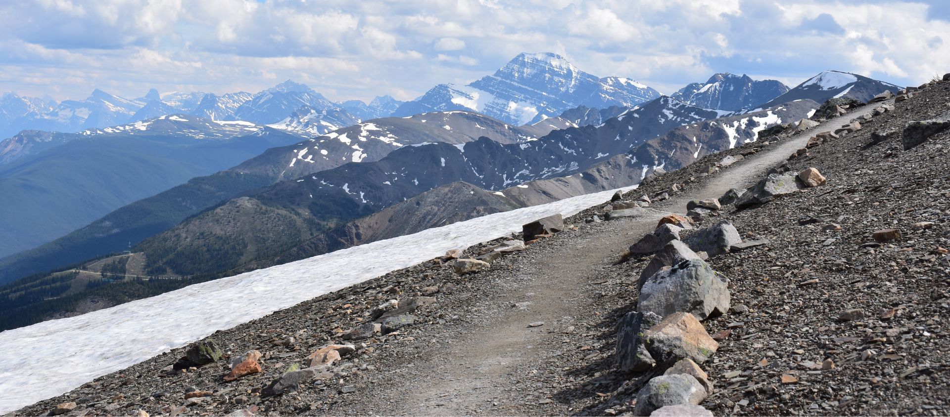 sentier Skyline dans le parc national de Jasper canada