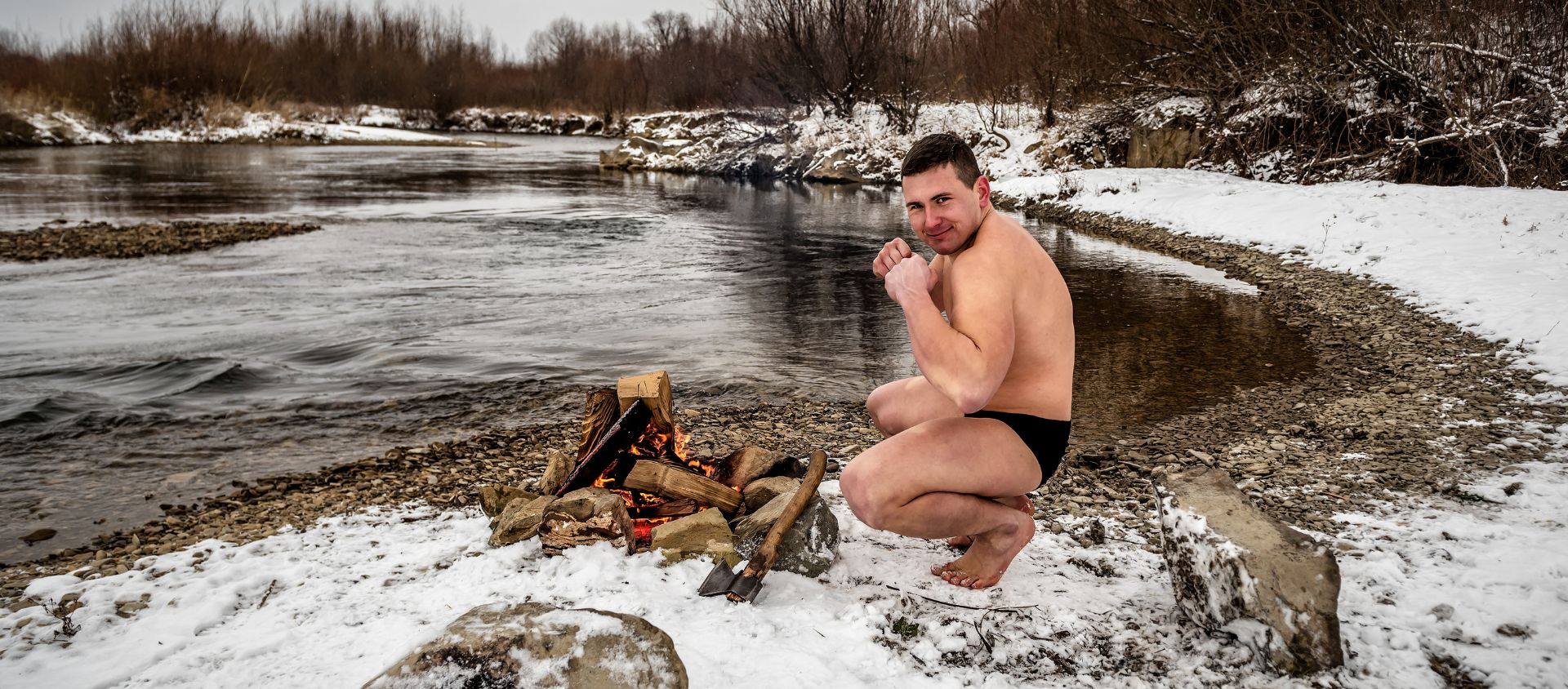 Faire du feu et se réchauffer