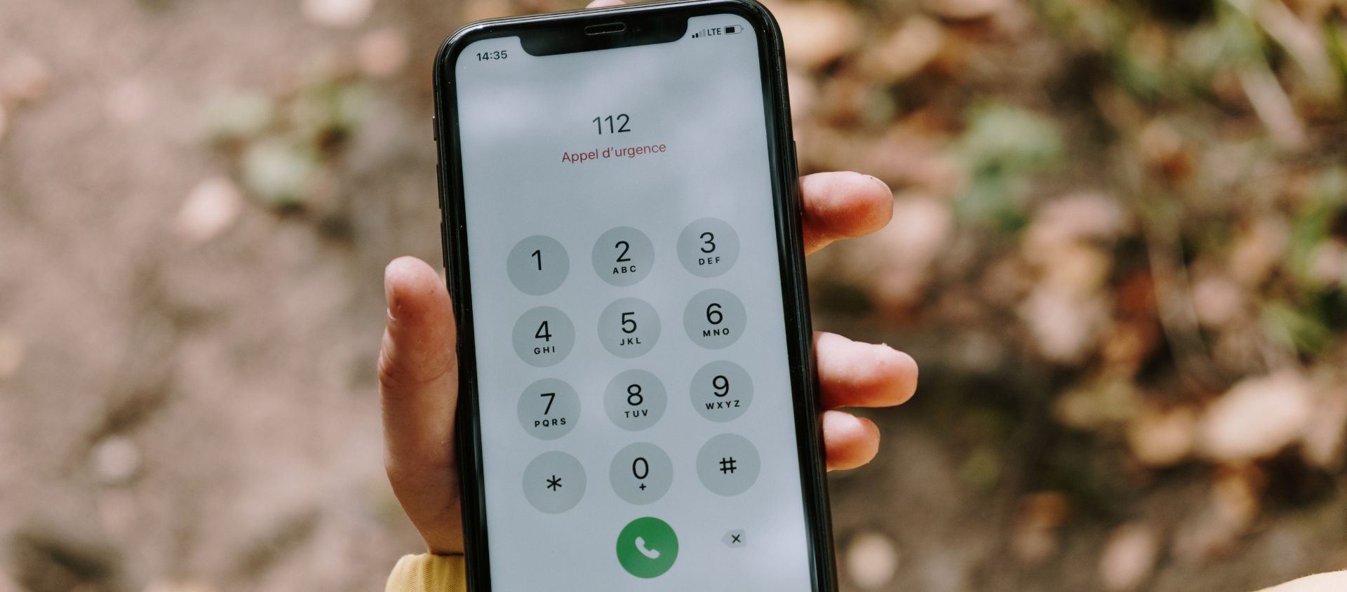 appeler secours outdoor