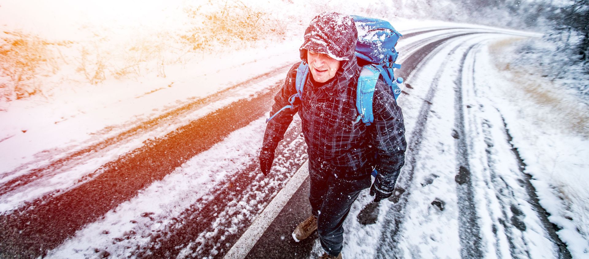grand froid equipement. homme nature