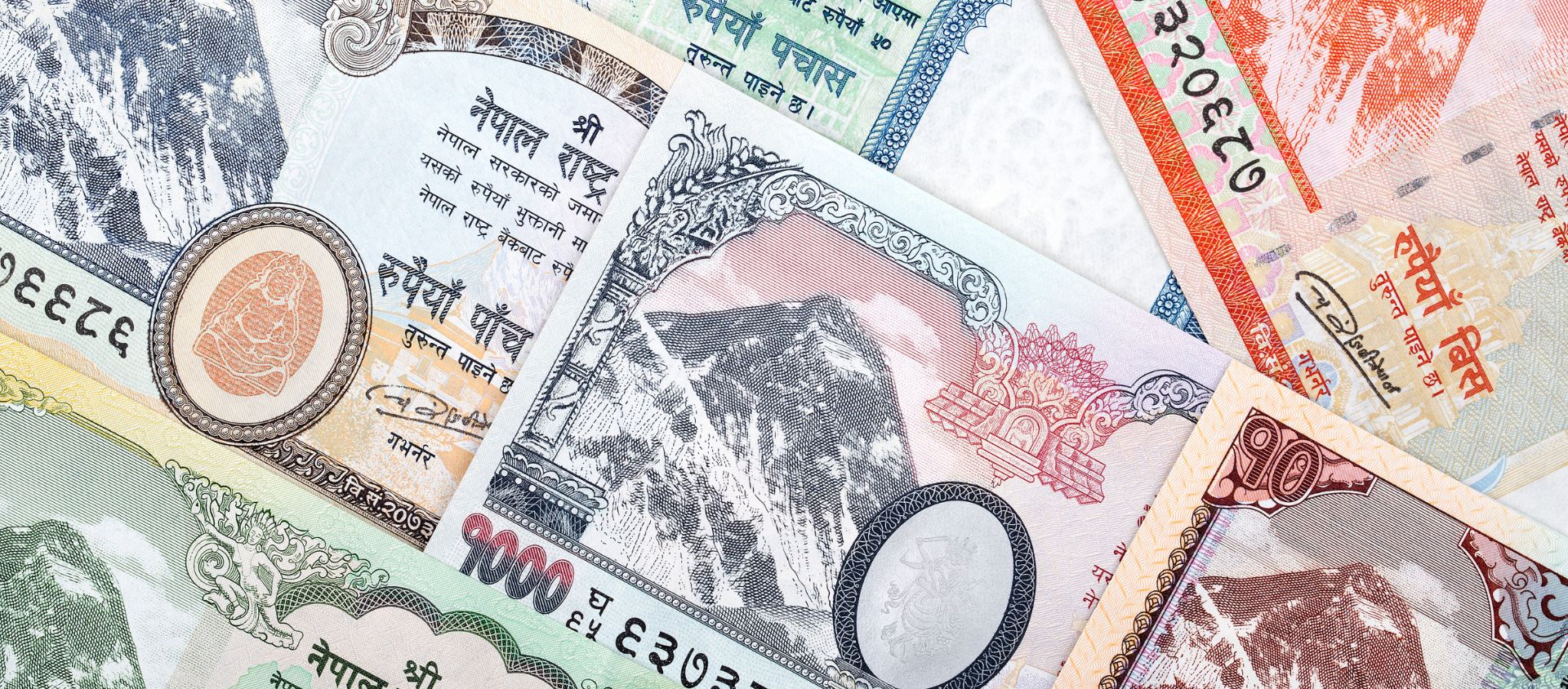 roupie nepal nepalaise argent