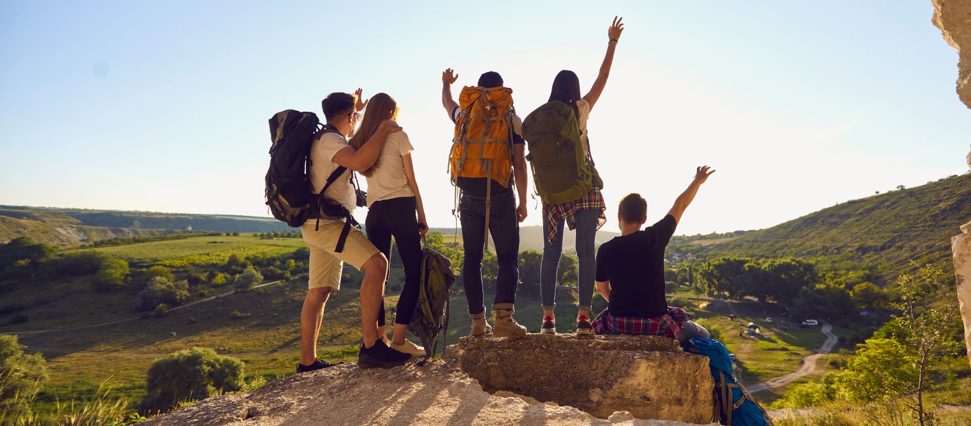 Randonnee en groupe 