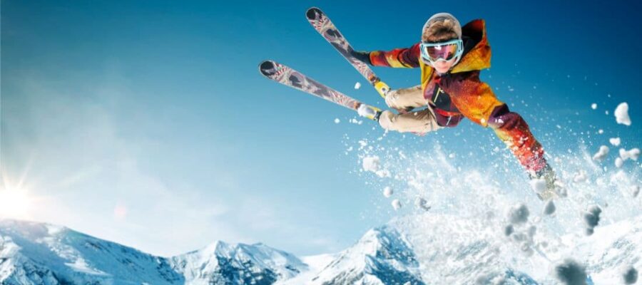 Ski à Super Besse dans le massif du Sancy en Auvergne